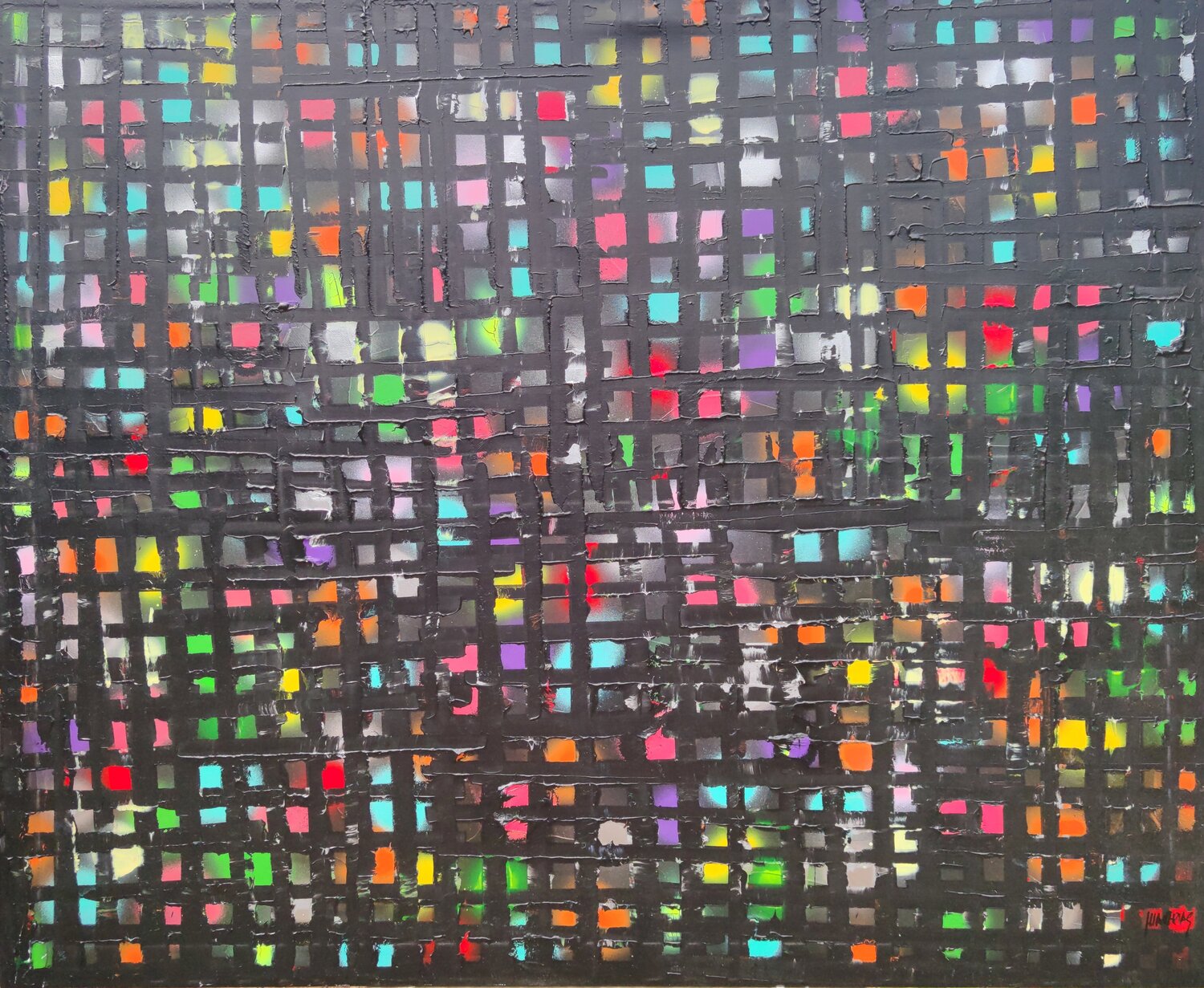 Avenida 52 Joan Llaverias Original painting for sale