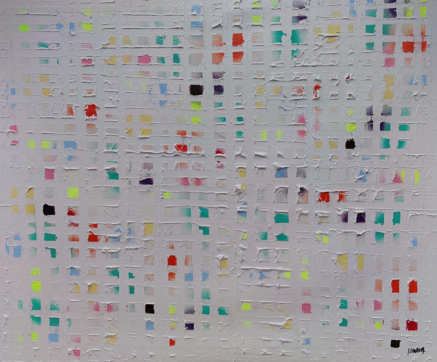 Avenida 73 Joan Llaverias Original painting for sale