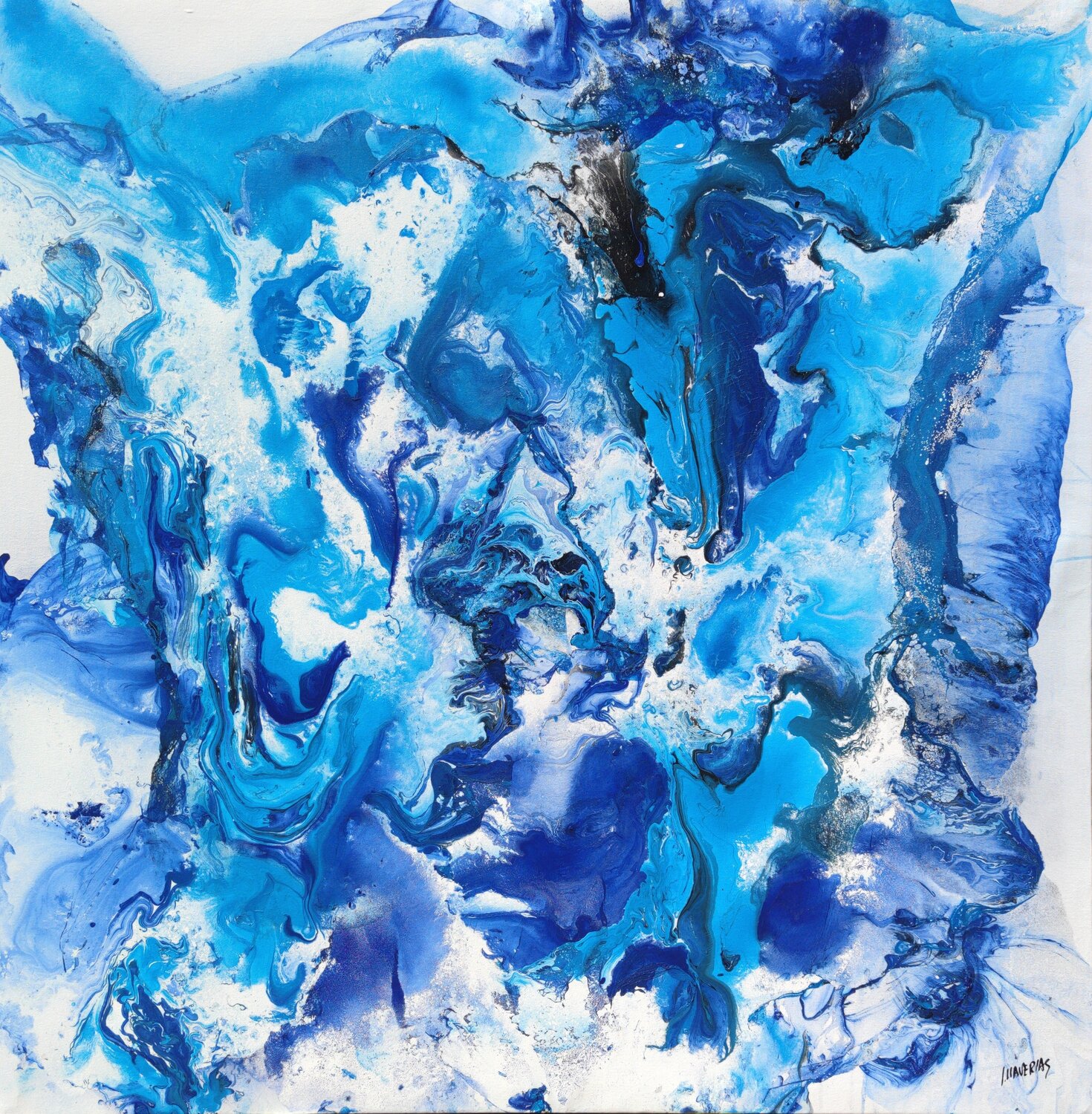 Transparencias 201 Joan Llaverias Original painting for sale