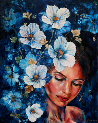 Wildflower Energy by Ellis Hollering, Painting for Sale on Select