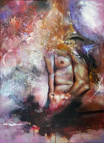 Listen to Your Eyes by Ellis Hollering, Painting for Sale on Select