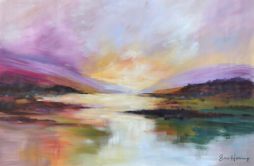 Golden Valley by Ellis Hollering, Painting for Sale on Select
