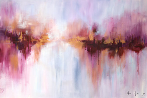 Evening Light Reflections by Ellis Hollering, Painting for Sale on Select