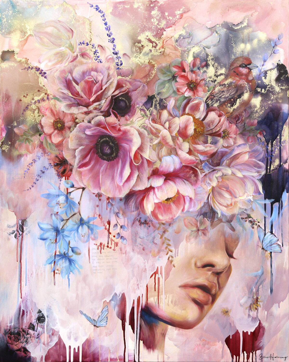 Roots of Love Ellis Hollering Original painting for sale