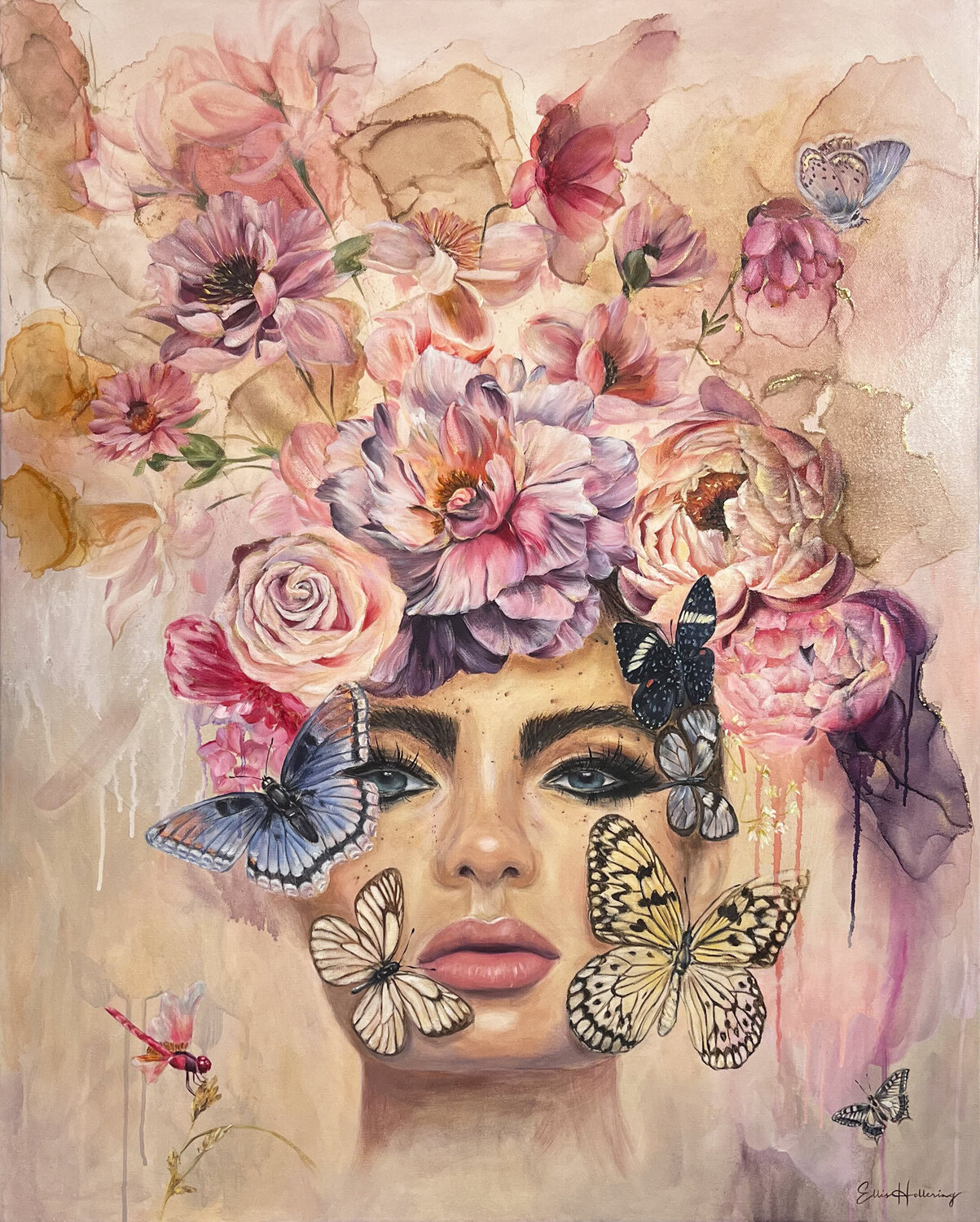 Fleeting Beauty Ellis Hollering Original painting for sale
