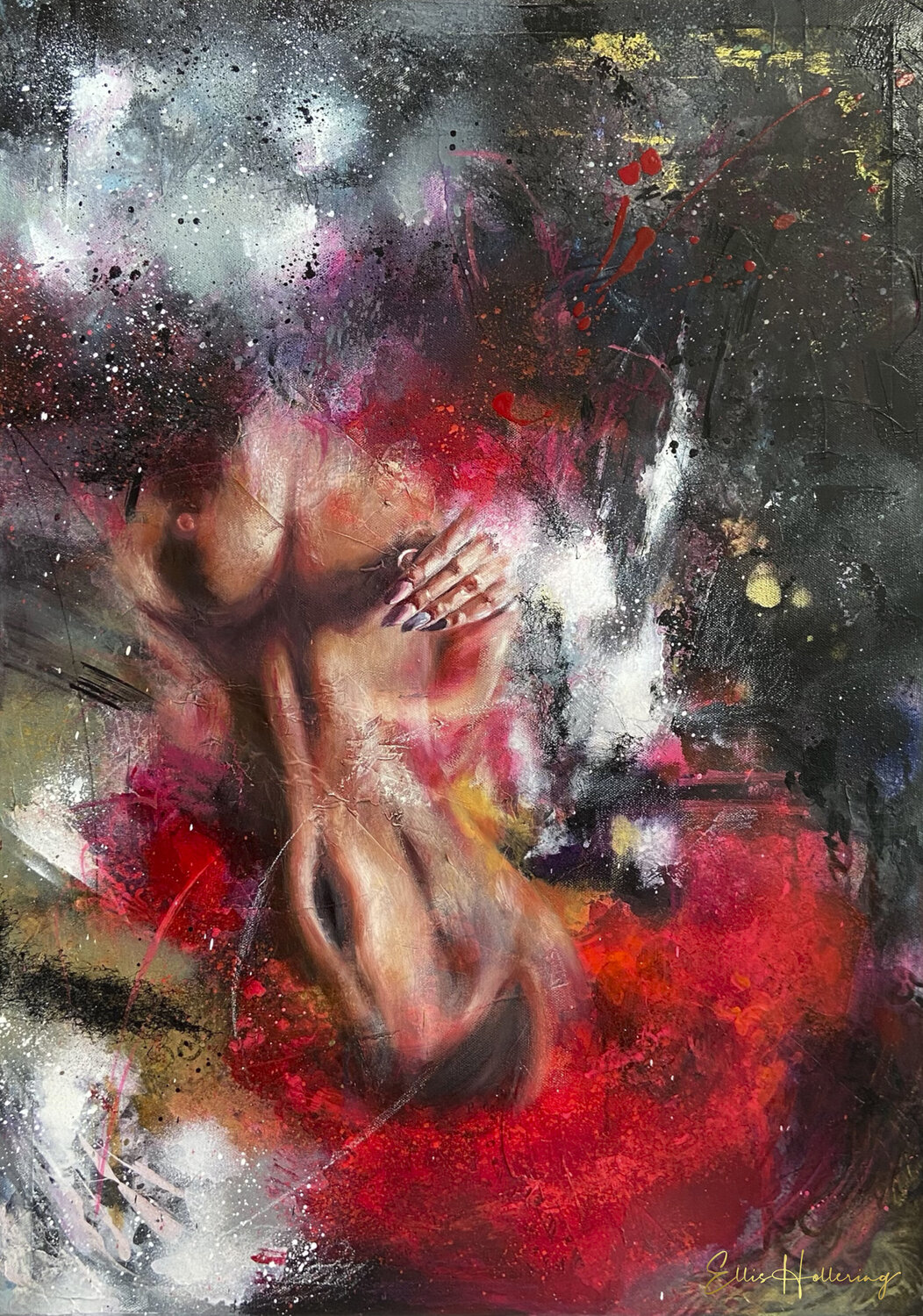 The Unseen Parts Ellis Hollering Original painting for sale