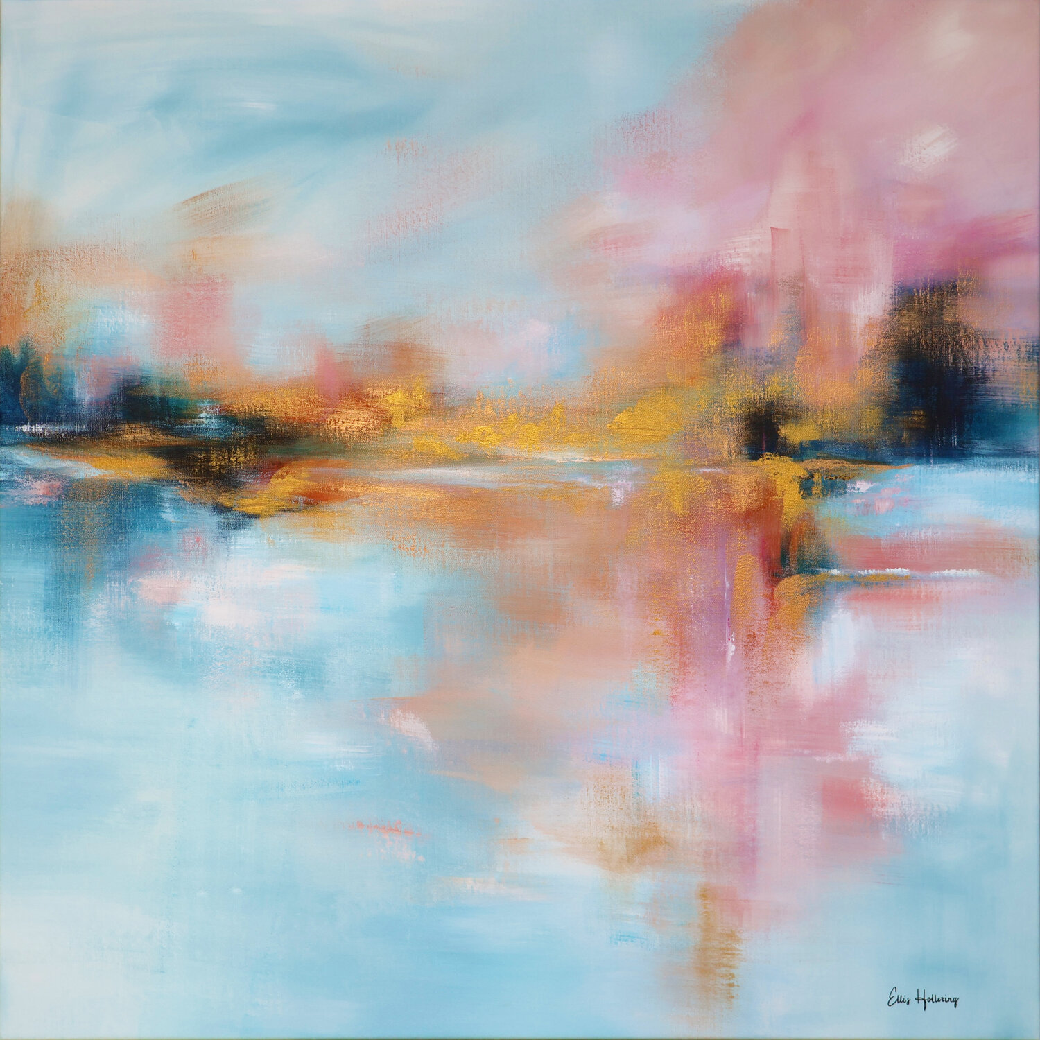 Quiet Arrival Ellis Hollering Original painting for sale