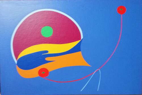 VOGLIA DI COMETA by Denise Mastel, Painting for Sale on Select