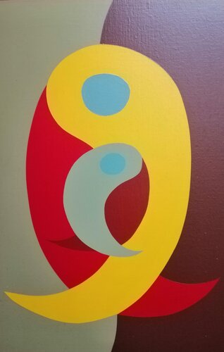 LE CARPE NEL MIO LAGHETTO by Denise Mastel, Painting for Sale on Select