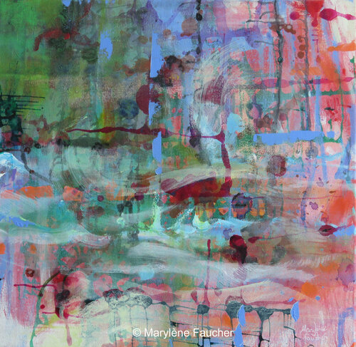 "Tumultes" by Marylene Faucher, Painting for Sale on Select