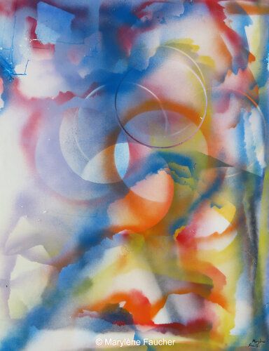 " Au coeur de l'esprit II" by Marylene Faucher, Painting for Sale on Select