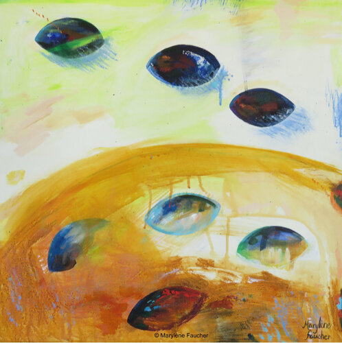 " Nouvel espace IV" by Marylene Faucher, Painting for Sale on Select