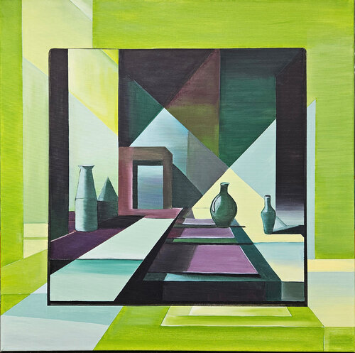 Green by Alida Velea, Painting for Sale on Select