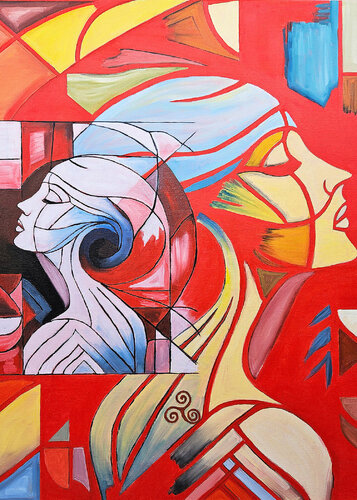 Catharsis 4 (Maria) by Alida Velea, Painting for Sale on Select