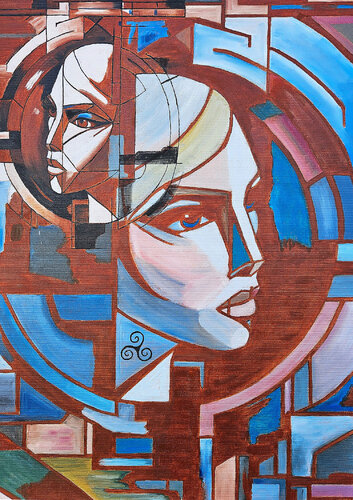 Catharsis 6 (Valentina) by Alida Velea, Painting for Sale on Select