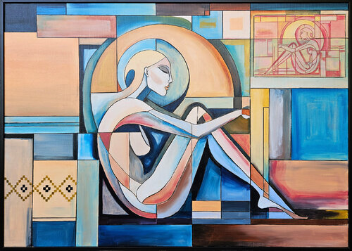 Loneliness by Alida Velea, Painting for Sale on Select