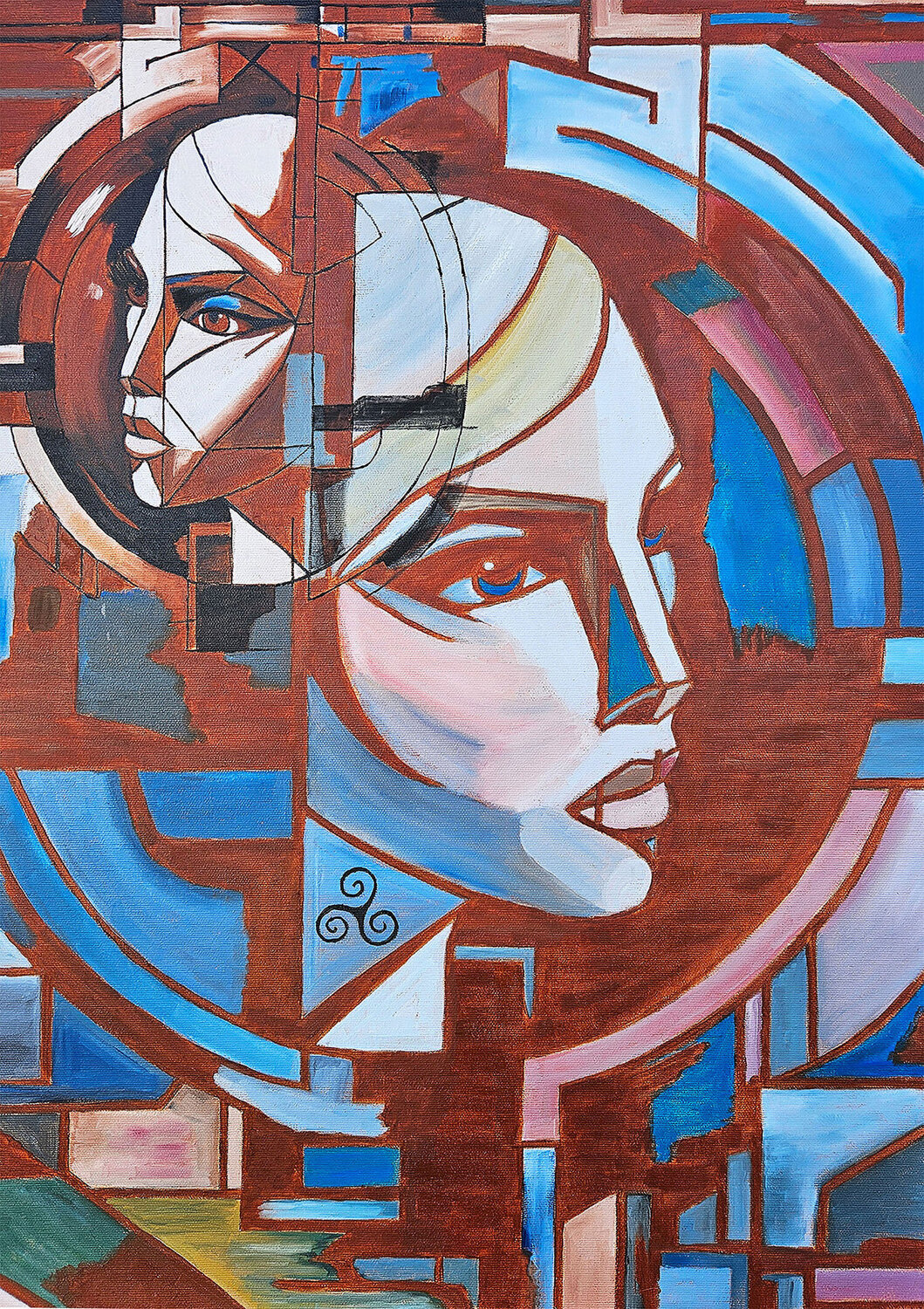 Catharsis 6 (Valentina) Alida Velea Original painting for sale