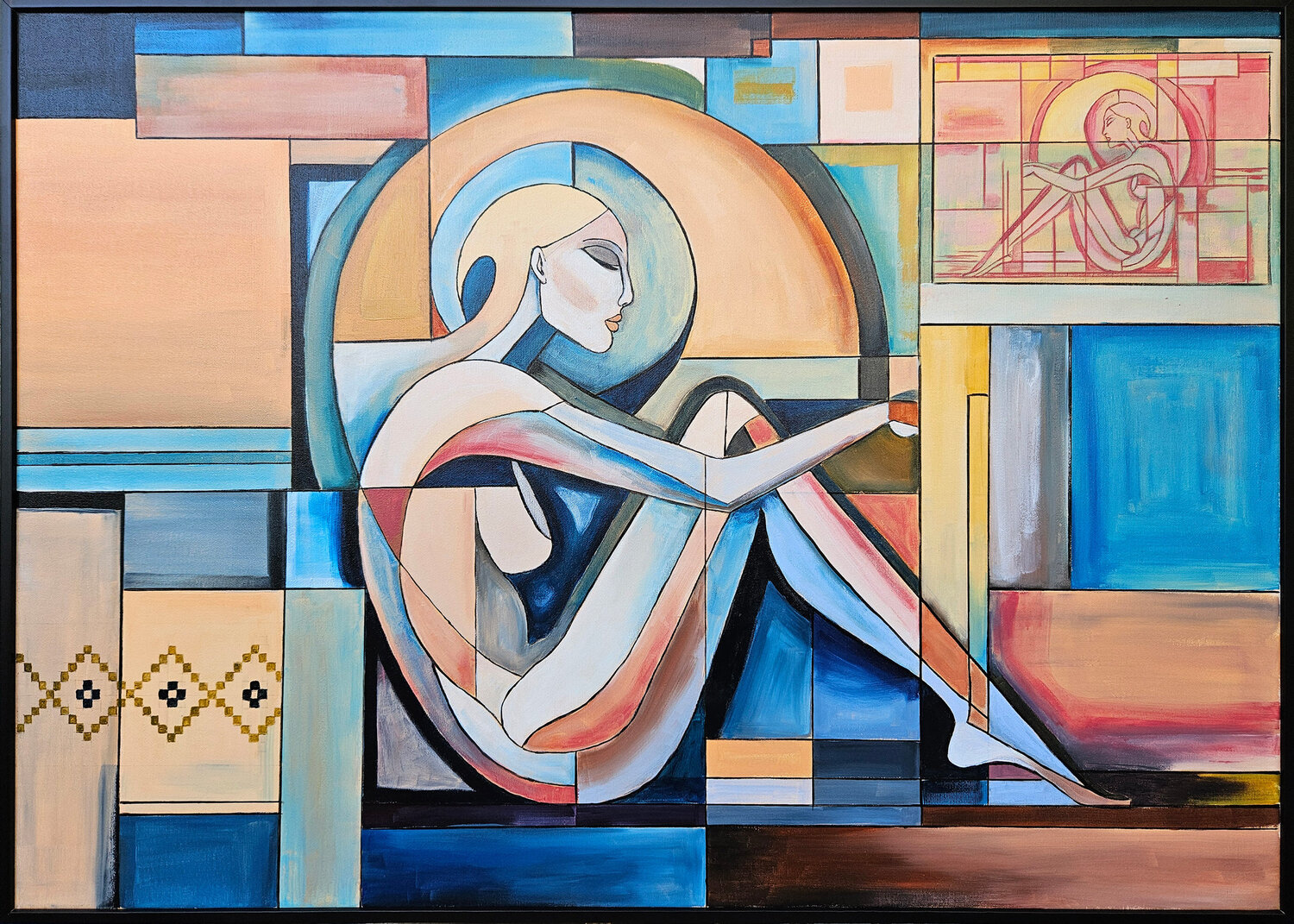 Loneliness Alida Velea Original painting for sale