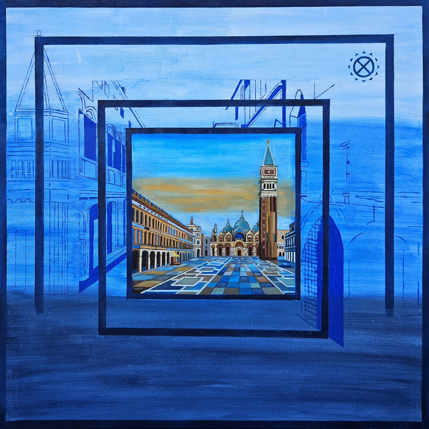 Framed memory Alida Velea Original painting for sale