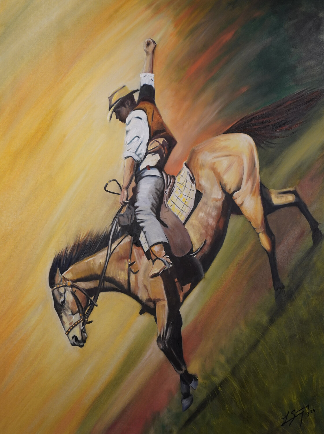 No Fear Lindsay Siemers Original painting for sale