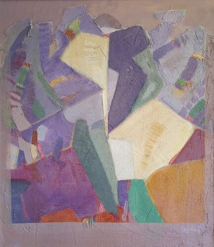 Composizione by Domenico Asmone, Painting for Sale on Select