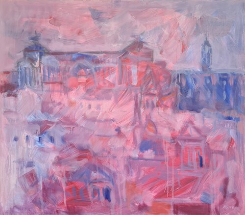 Roma cromatica by Domenico Asmone, Painting for Sale on Select