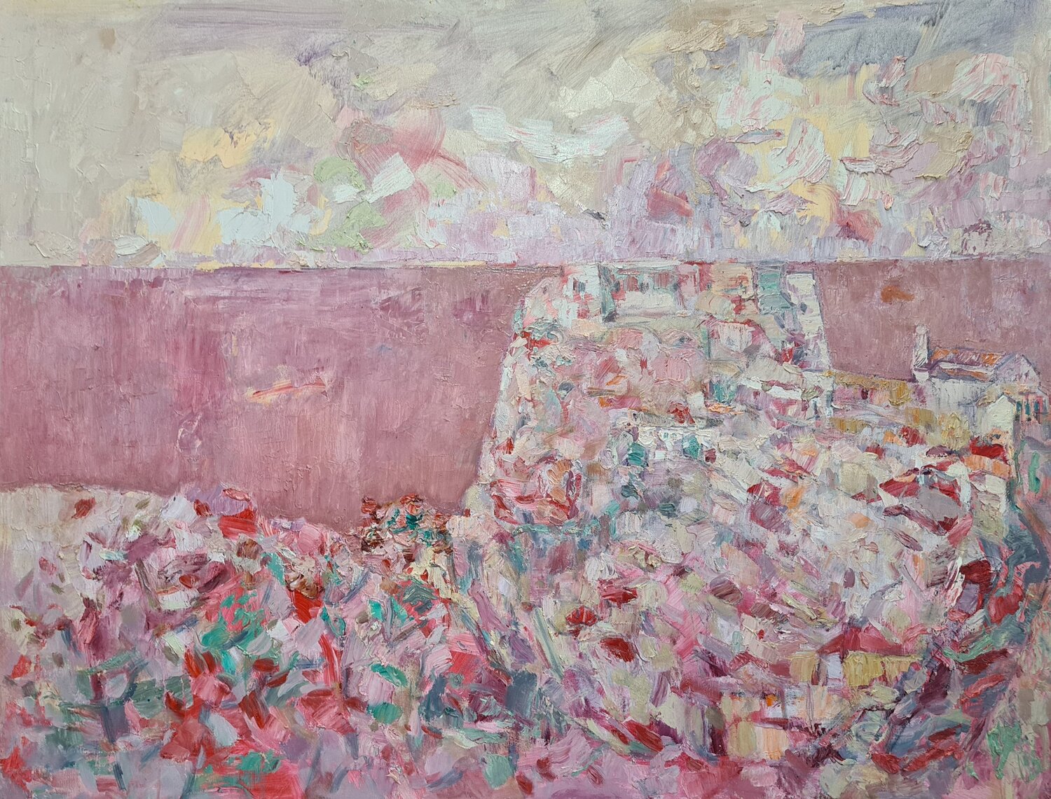 Scilla cromatica Domenico Asmone Original painting for sale