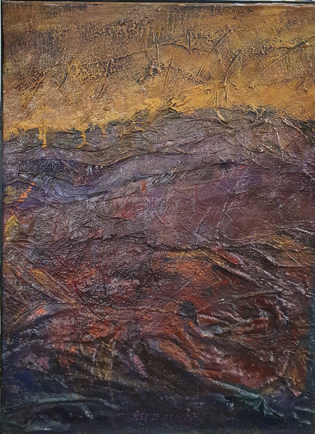 Notturno Domenico Asmone Original painting for sale