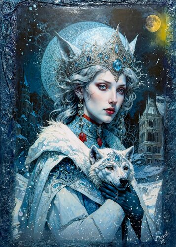 "The One Who Melted the Ice Queen’s Heart" von Annael Grey, Malerei kaufen auf Select