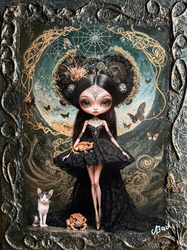 “Guardian of Quiet Worlds” von Annael Grey, Malerei kaufen auf Select