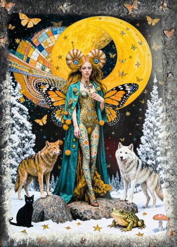 Guardian of the Lunar Arena von Annael Grey, Malerei kaufen auf Select
