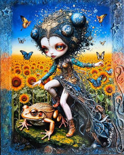 Dance Between Worlds von Annael Grey, Malerei kaufen auf Select