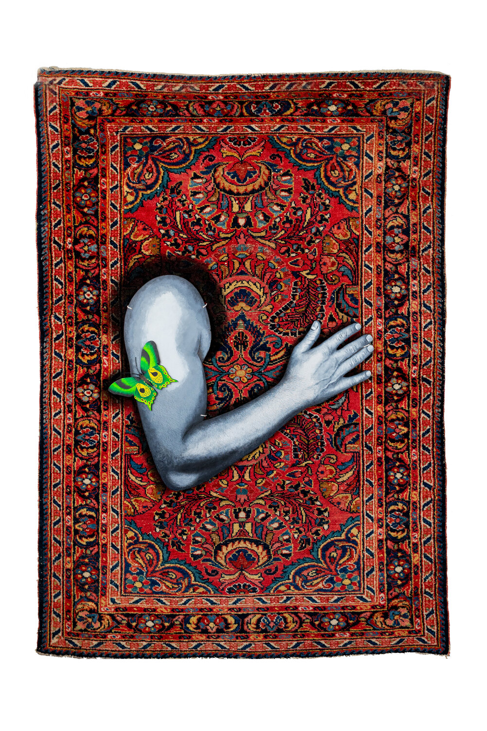 Meine Hand – zu viel und doch zu wenig Iman Scheiko Original painting for sale