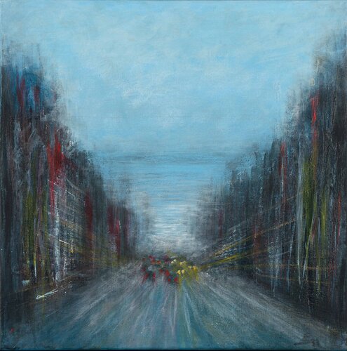 City Dreams III by Peter Stahr, Painting for Sale on Select