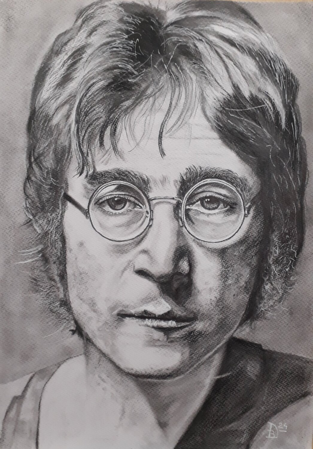 John Lennon Birger Dicke Drawing for sale