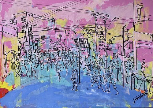 Arica by Gustavo Leutun, Painting for Sale on Select