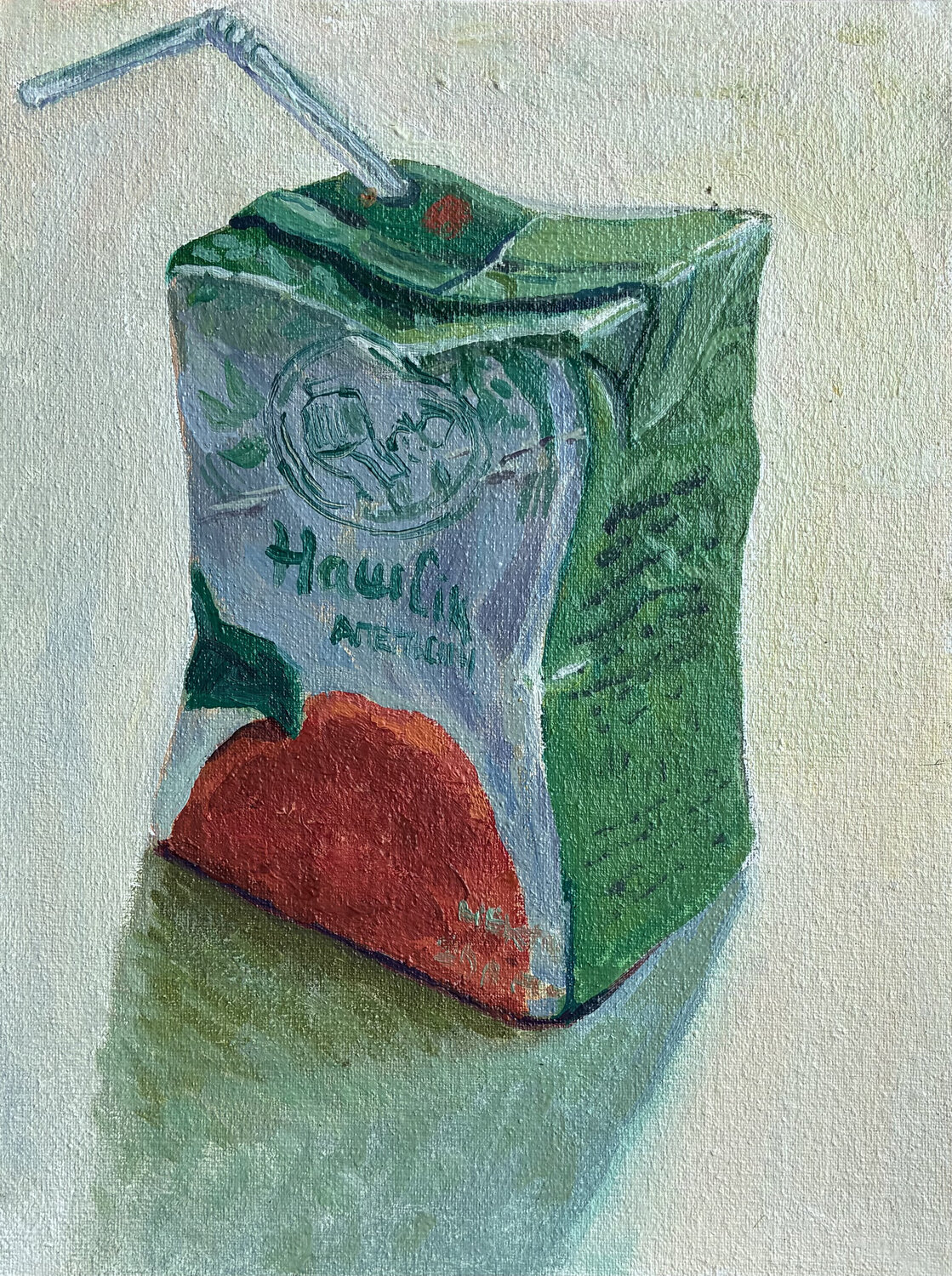 Juice Box Alona Parnevich Originalgemälde zu verkaufen
