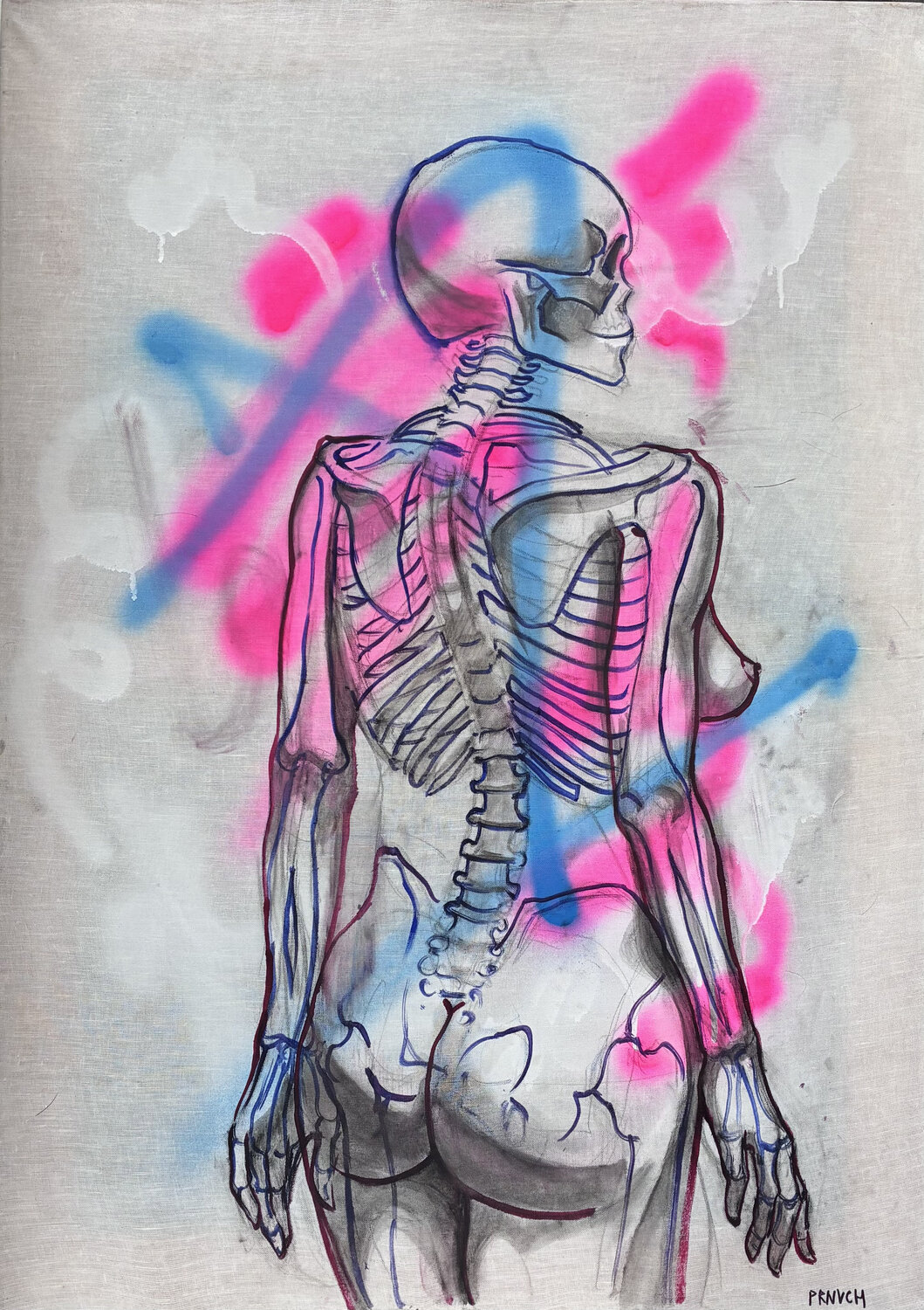 Under the Skin Alona Parnevich Original painting for sale