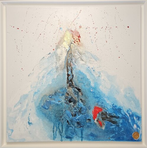 VOLCANO by Art of K - Kathleen Simon, Painting for Sale on Select