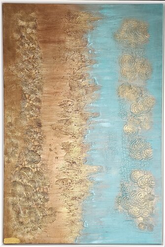 GOLD COAST by Art of K - Kathleen Simon, Painting for Sale on Select