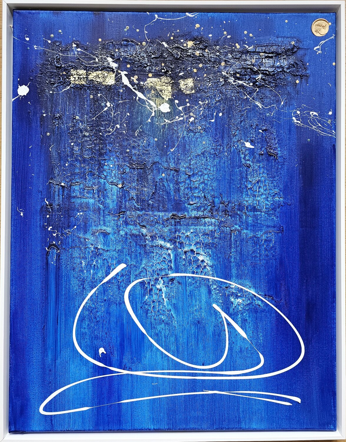 GALAXY Art of K - Kathleen Simon Original painting for sale