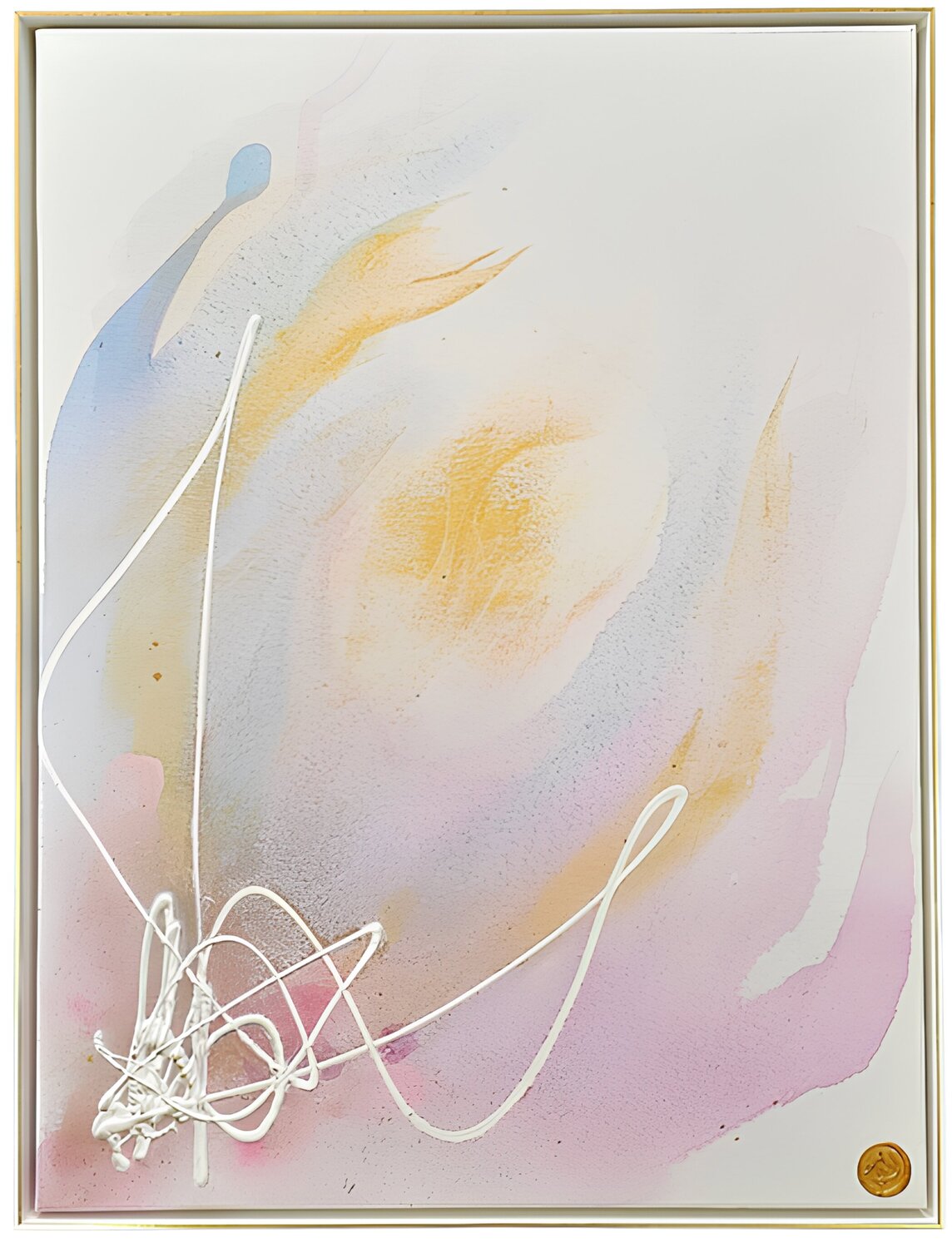 FLAME No. I Art of K - Kathleen Simon Original painting for sale