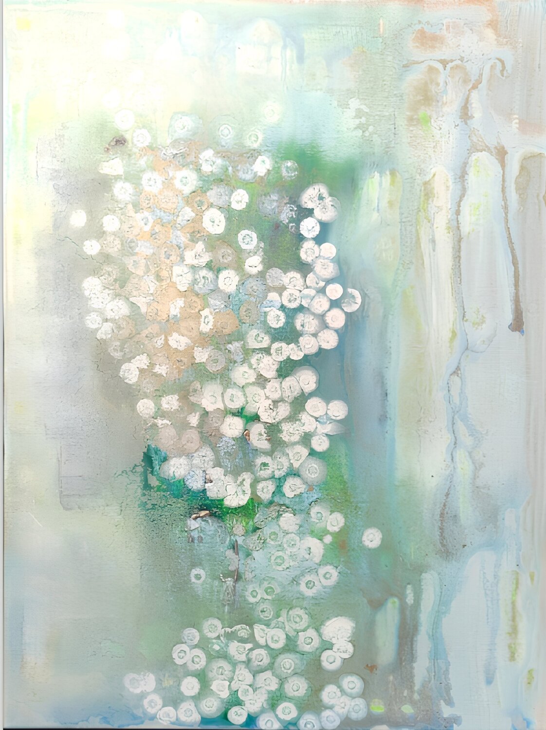 CASTLE IN THE SKY Art of K - Kathleen Simon Original painting for sale