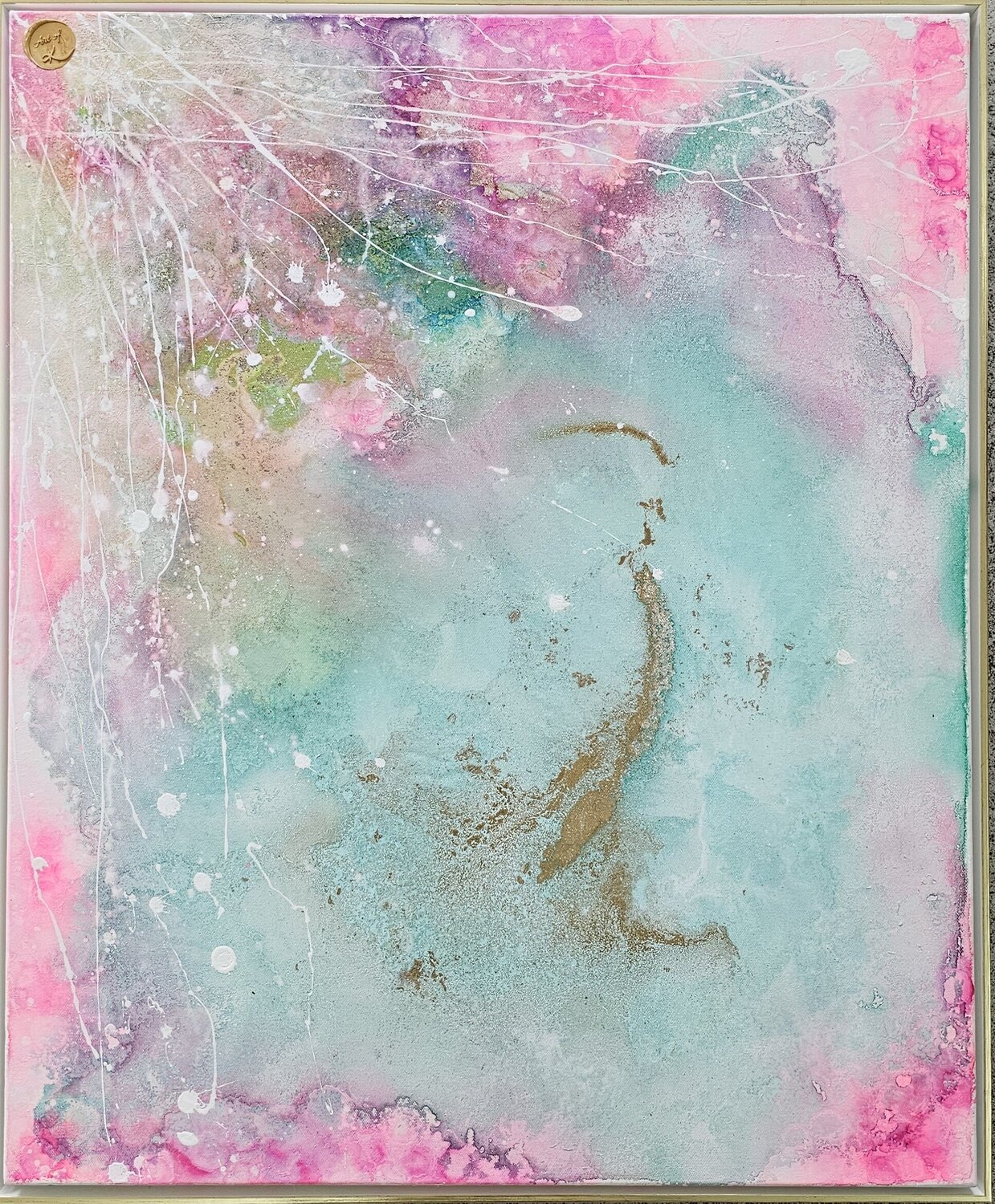 TREASURE ISLAND Art of K - Kathleen Simon Original painting for sale