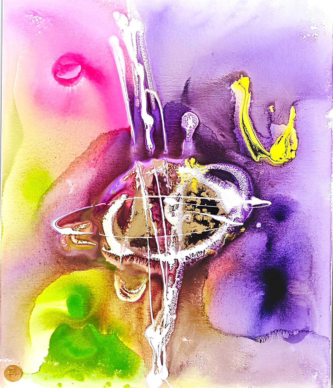 CIRCUS - 2er Set Art of K - Kathleen Simon Original painting for sale