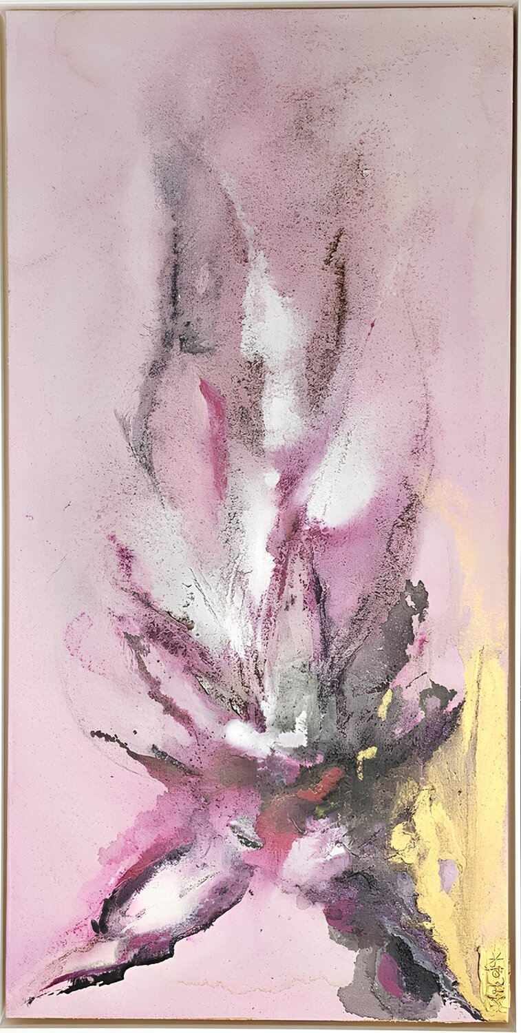 SPIRIT OF COFFEE Art of K - Kathleen Simon Original painting for sale