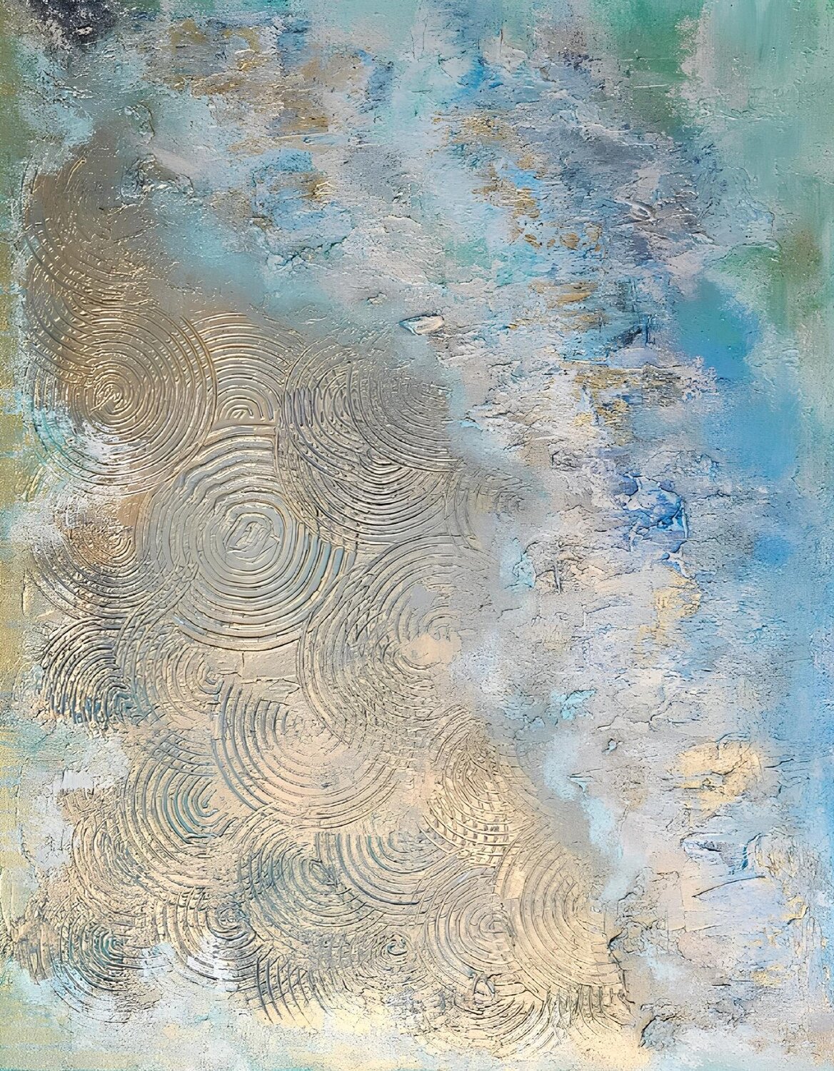 CORAL REEF Art of K - Kathleen Simon Original painting for sale