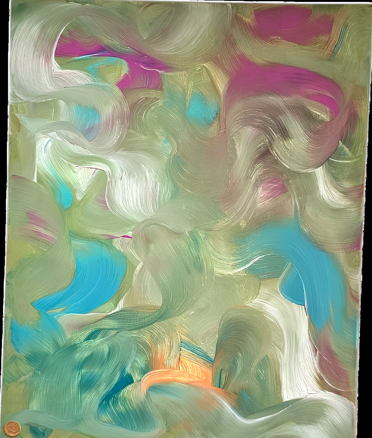 PERFECTLY IMPERFECT No . II Art of K - Kathleen Simon Original painting for sale