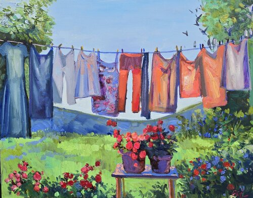Summer Breeze by Gulshaba Abbasova, Painting for Sale on Select