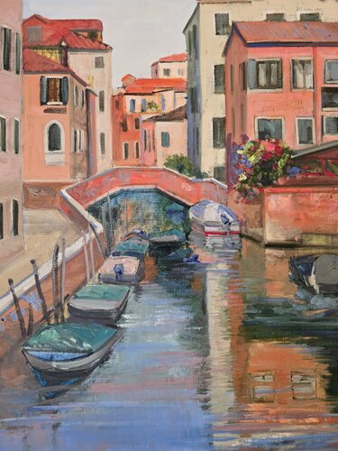 The Heart of Venice by Gulshaba Abbasova, Painting for Sale on Select